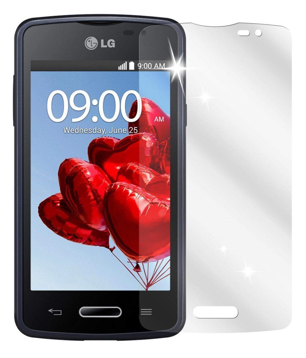 6x Schutzfolie klar für L50 Sporty LG Display-Schu (2)