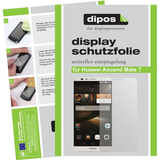 6x Schutzfolie matt für Ascend Mate 7 Huawei Displ (1)