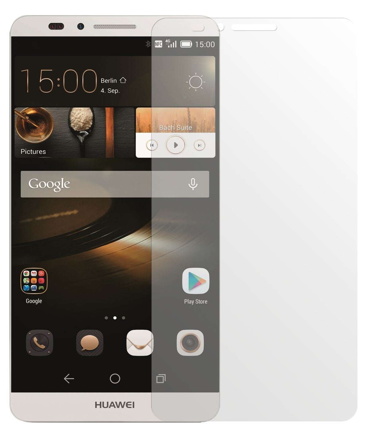 6x Schutzfolie matt für Ascend Mate 7 Huawei Displ (2)