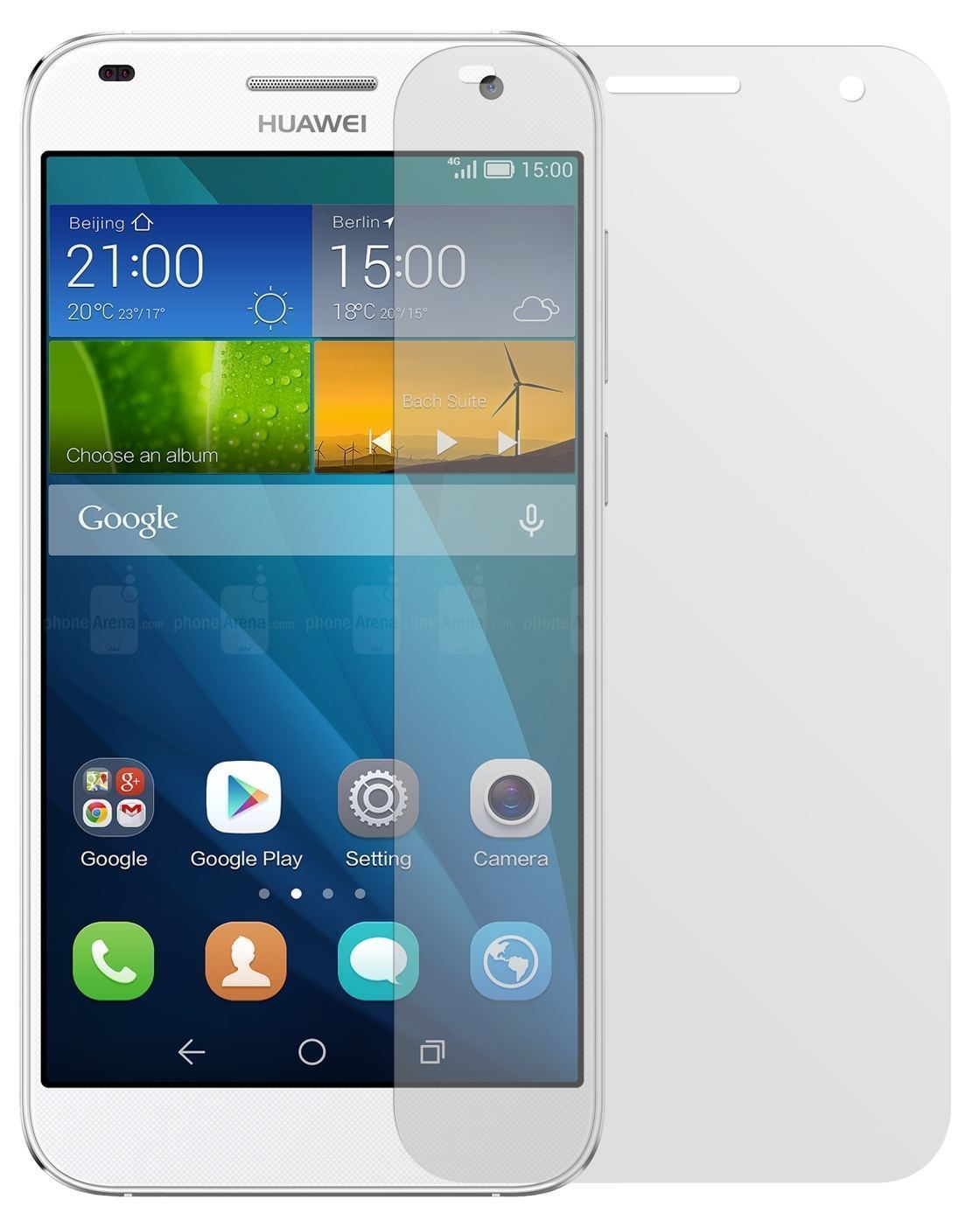 2x Schutzfolie matt für Ascend G7 Huawei Display-S (2)