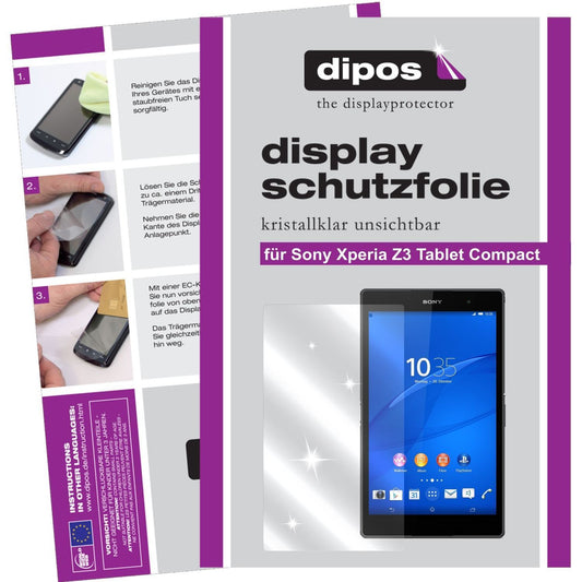 2x Schutzfolie klar für Xperia Z3 Tablet Compact S (1)