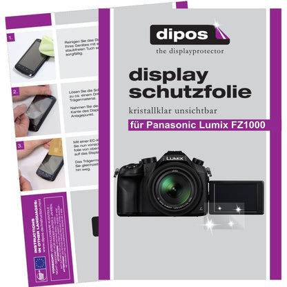6x Schutzfolie klar für Lumix FZ1000 Panasonic Dis (1)