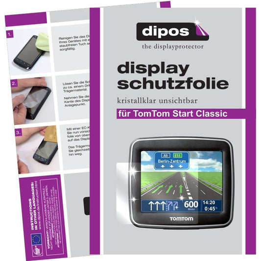 3x Schutzfolie klar für Start Classic TomTom Displ (1)