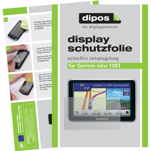 3x Schutzfolie matt für Nüvi 150T Garmin Display-S (1)
