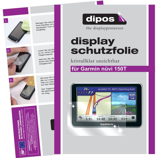 3x Schutzfolie klar für Nüvi 150T Garmin Display-S (1)