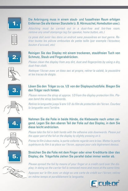 6x Schutzfolie klar für Wax Wiko Display-Schutzfol (4)