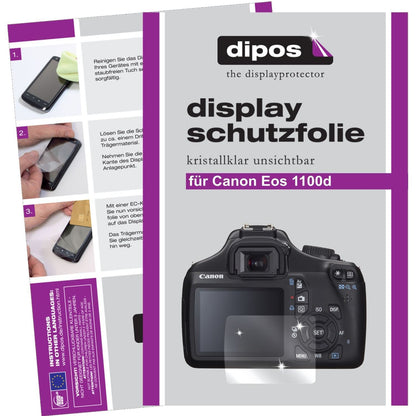 6x Schutzfolie klar für EOS 1100D Canon Display-Sc (1)