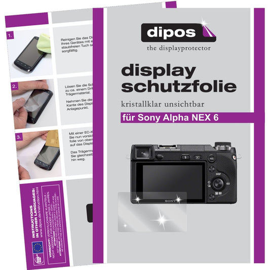 6x Schutzfolie klar für NEX 6 Sony Display-Schutzf (1)
