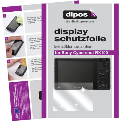 6x Schutzfolie klar für RX 100 / II / III Sony Dis (1)
