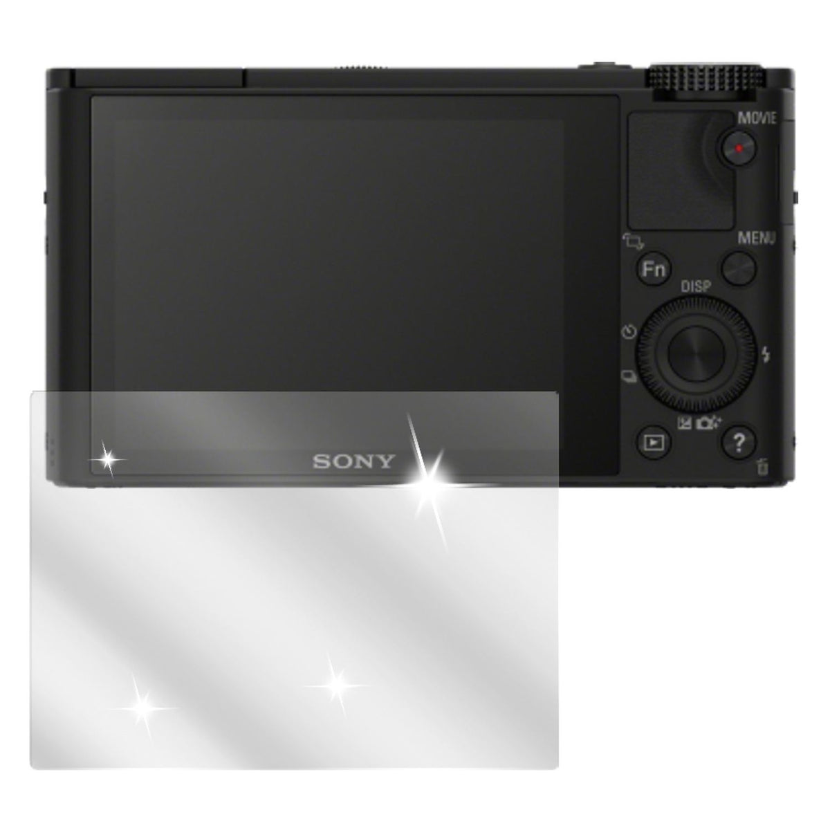 6x Schutzfolie klar für RX 100 / II / III Sony Dis (2)