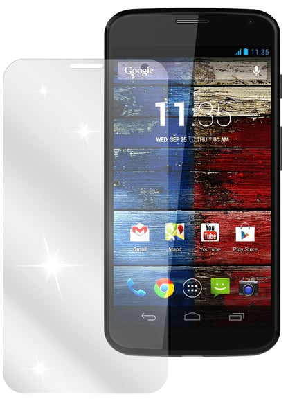 2x Schutzfolie klar für Moto X Motorola Display-Sc (2)