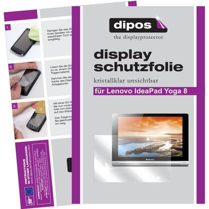 2x Schutzfolie klar für Yoga Tablet 8 Lenovo Displ (1)