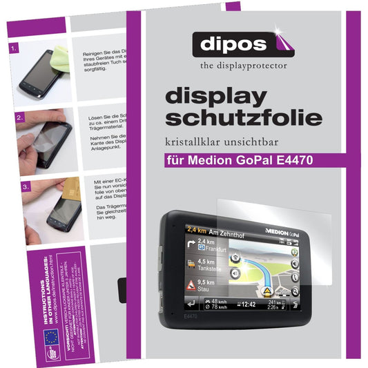 2x Schutzfolie klar für GoPal E4470 Medion Display (1)