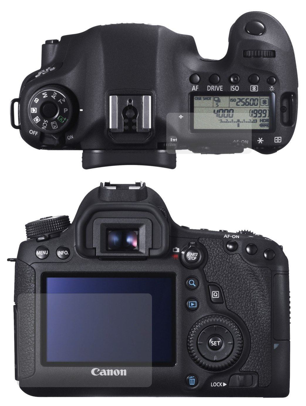 6x Schutzfolie matt für EOS 6D Canon Display-Schut (2)