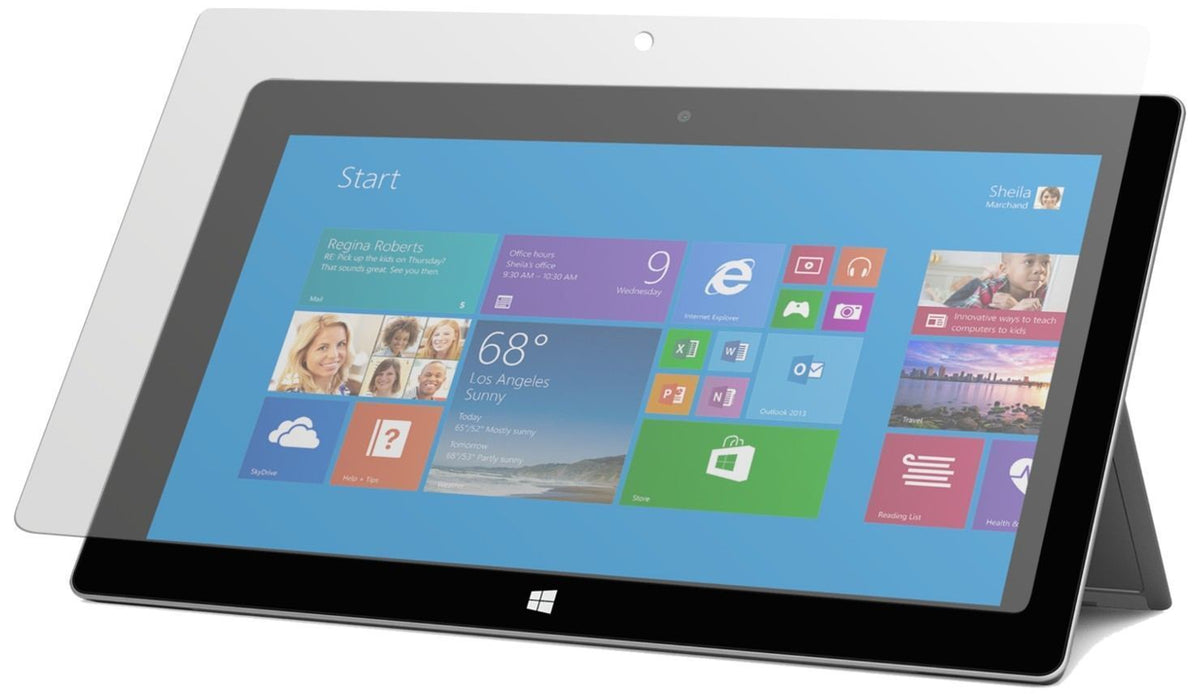 2x Schutzfolie matt für Surface 2 Microsoft Displa (2)
