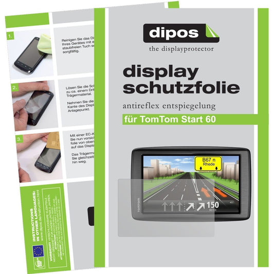 2x Schutzfolie matt für Start 60 M TomTom Display- (1)