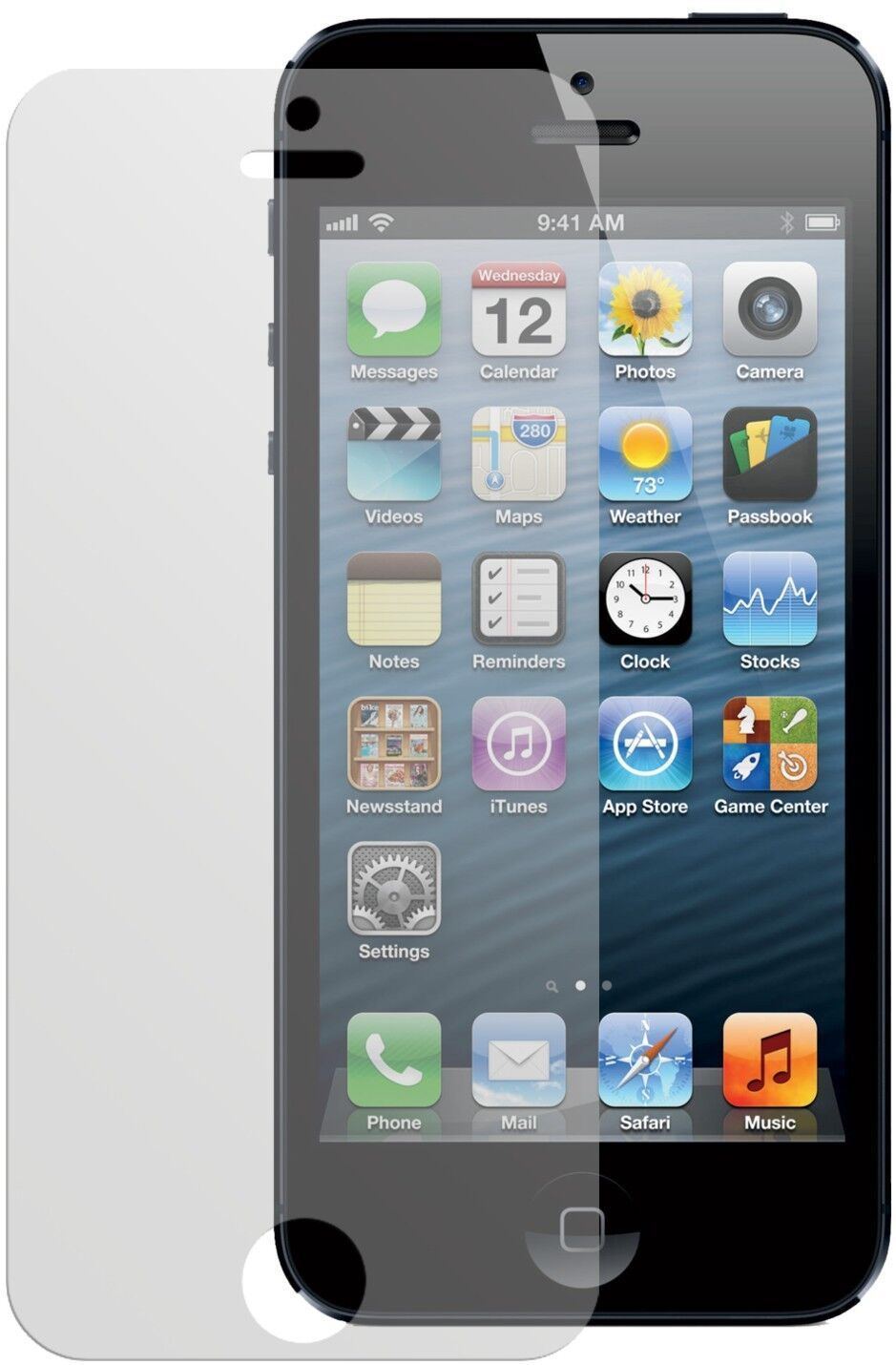 2x Schutzfolie matt für iPhone 5C Apple Display-Sc (2)