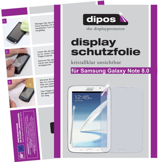 2x Schutzfolie klar für Galaxy Note 8.0 N5100 Sams (1)