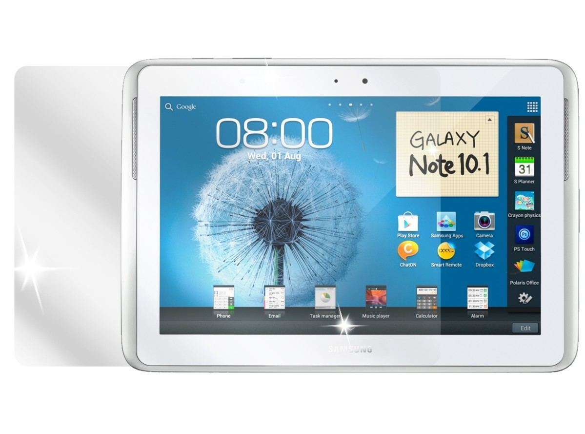 1x Schutzfolie klar für Galaxy Note 10.1 N8000 Sam (2)