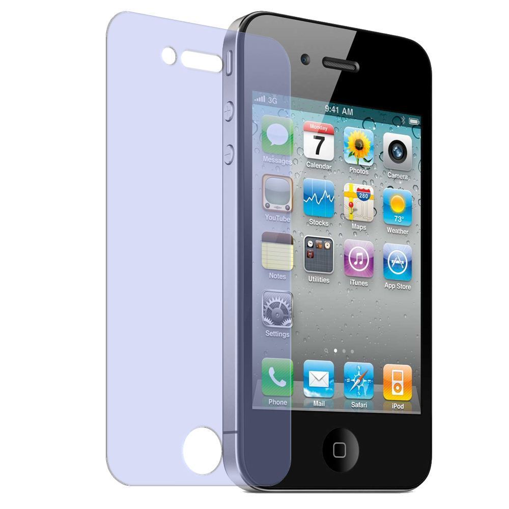 4x Schutzfolie matt für iPhone 4S Apple Display-Sc (2)