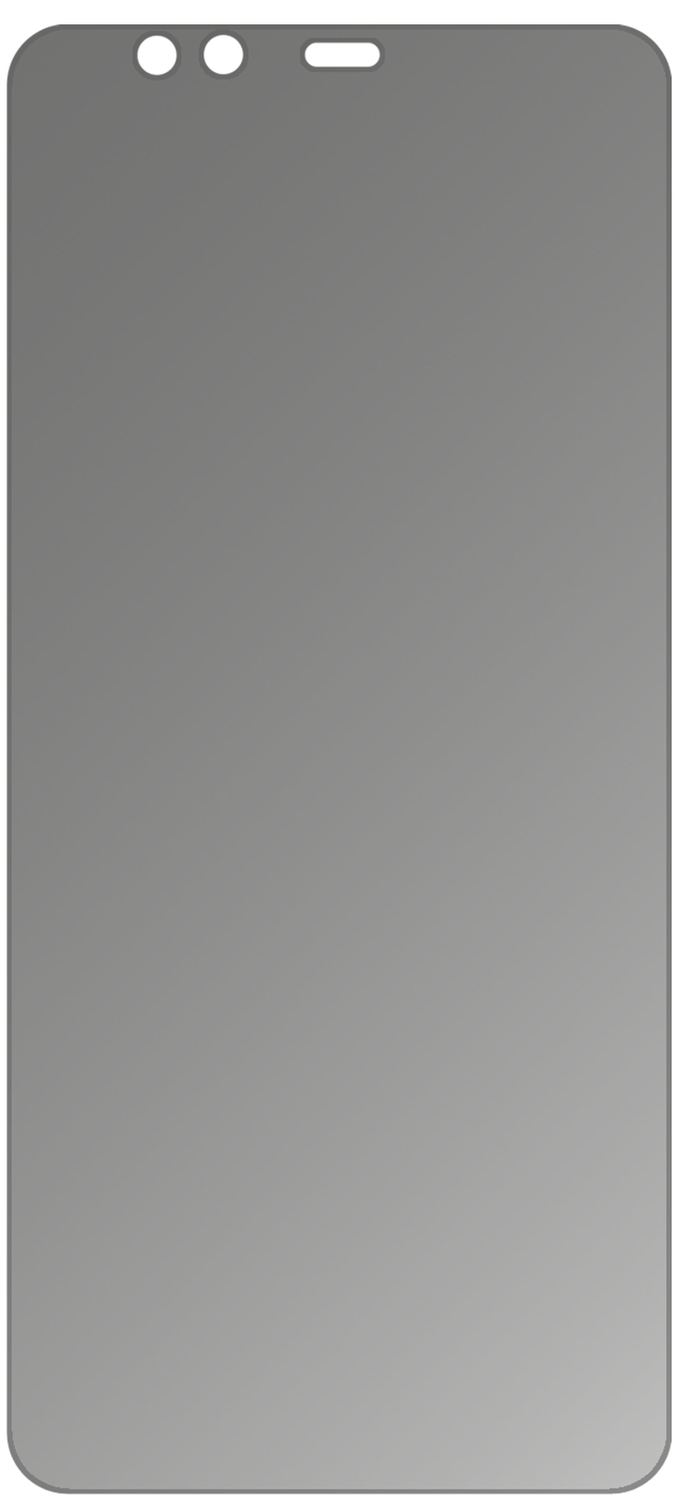 dipos Displayschutz für JVC J20, mattierte Oberfläche, Blickschutzfilter und perfekter Passform
