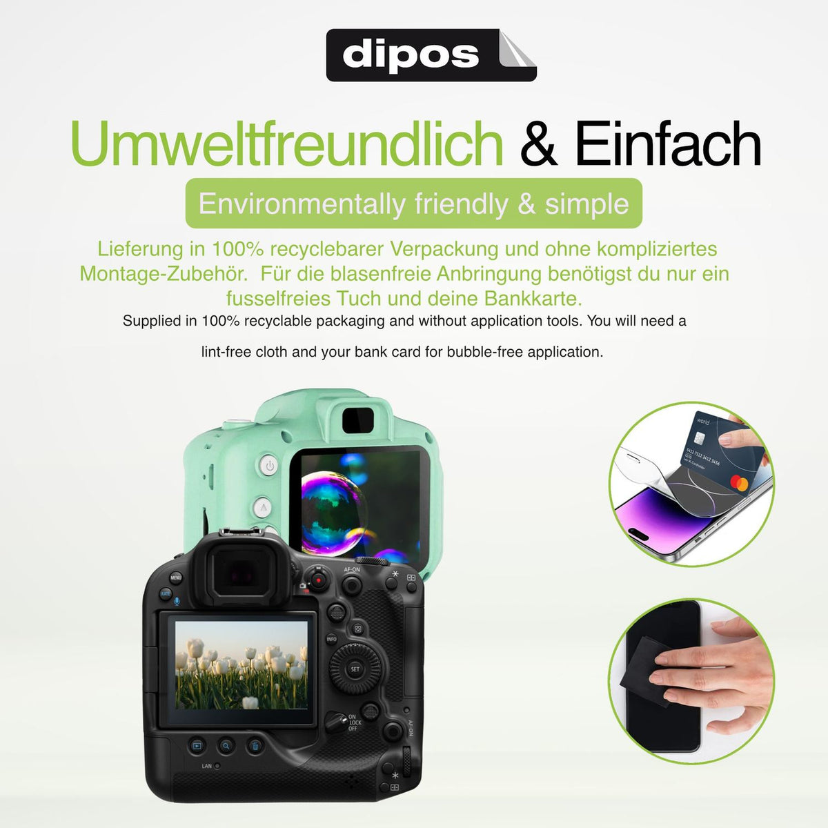 4x Schutzfolie matt für Leica SL3 Display-Schutzfolie