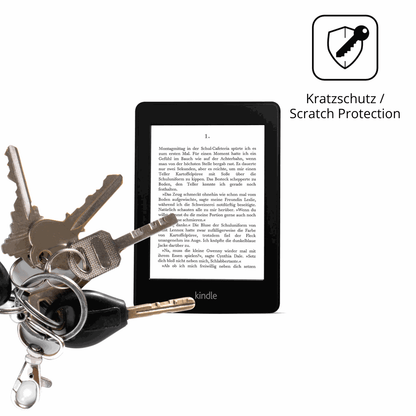 Schutz gegen Kratzer auf dem Kindle Paperwhite 6 Zoll 2012 Glas durch Schlüssel oder Ähnliches