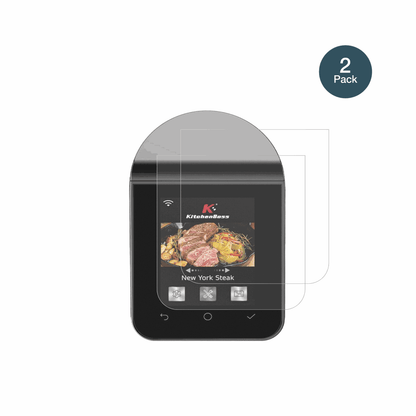 KitchenBossG330 mit aufgebrachter dipos Panzerfolie, die lästige Fingerabdrücke minimiert