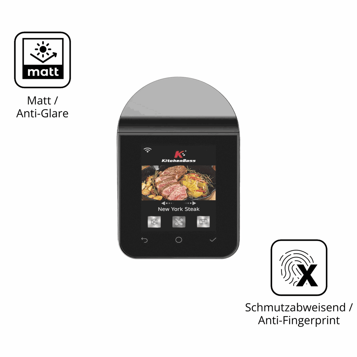 9H Hartbeschichtete, flexible Folie passend zugeschnitten für KitchenBoss G330