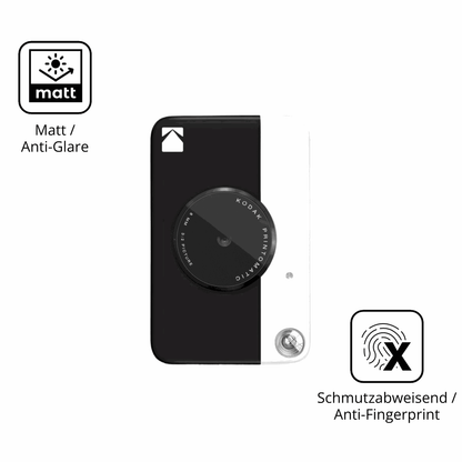 9H Hartbeschichtete, flexible Folie passend zugeschnitten für KODAK Printomatic Plus