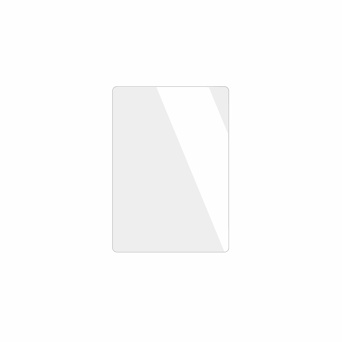 dipos Displayschutz für Konrow K-Tab 1005, transparente Oberfläche, geringe Dicke und perfekte Passform