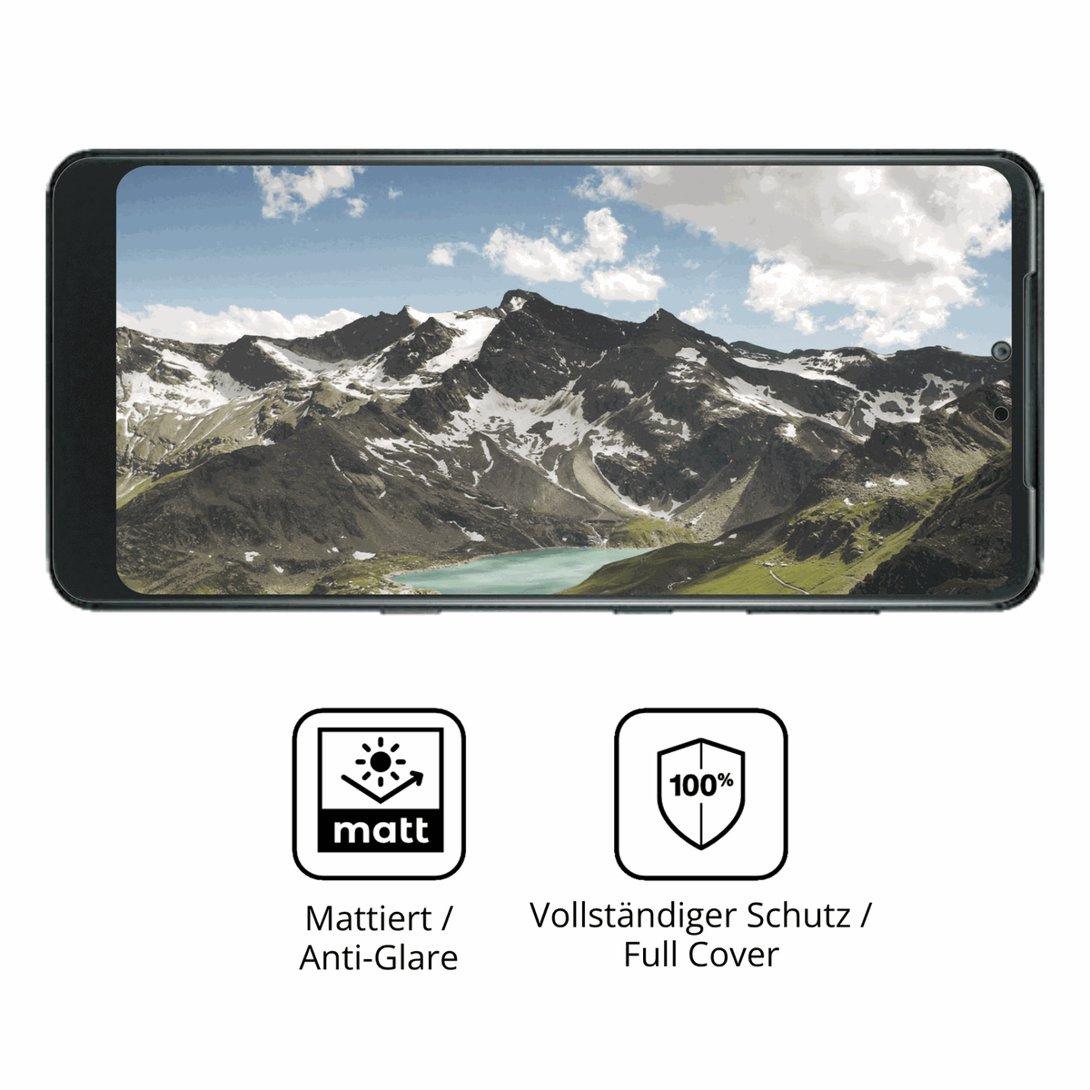 Flexible TPU-Folie passend zugeschnitten für Kyocera Digno WX, vollständige Abdeckung