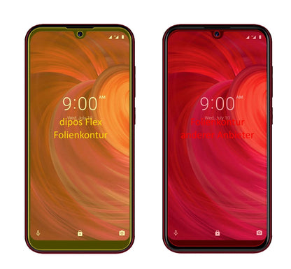 2x 3D Full Cover Schutzfolie für Lava Z71