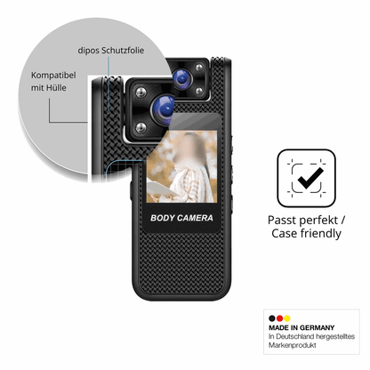 4x Schutzfolie matt für Lecreatekit 4K Action-Cam Display-Schutzfolie