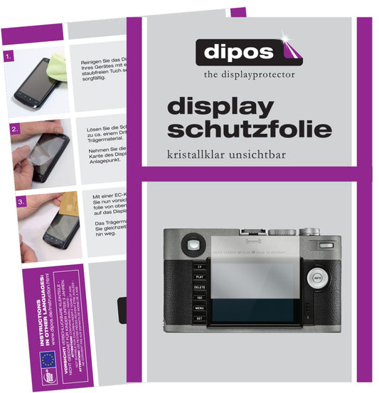 6x Schutzfolie klar für Leica M-E (Typ) 240 Display-Schutzfolie