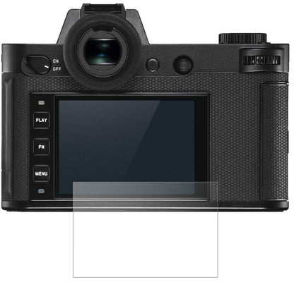 LeicaSL2 mit aufgebrachter dipos Panzerfolie, die lästige Fingerabdrücke minimiert