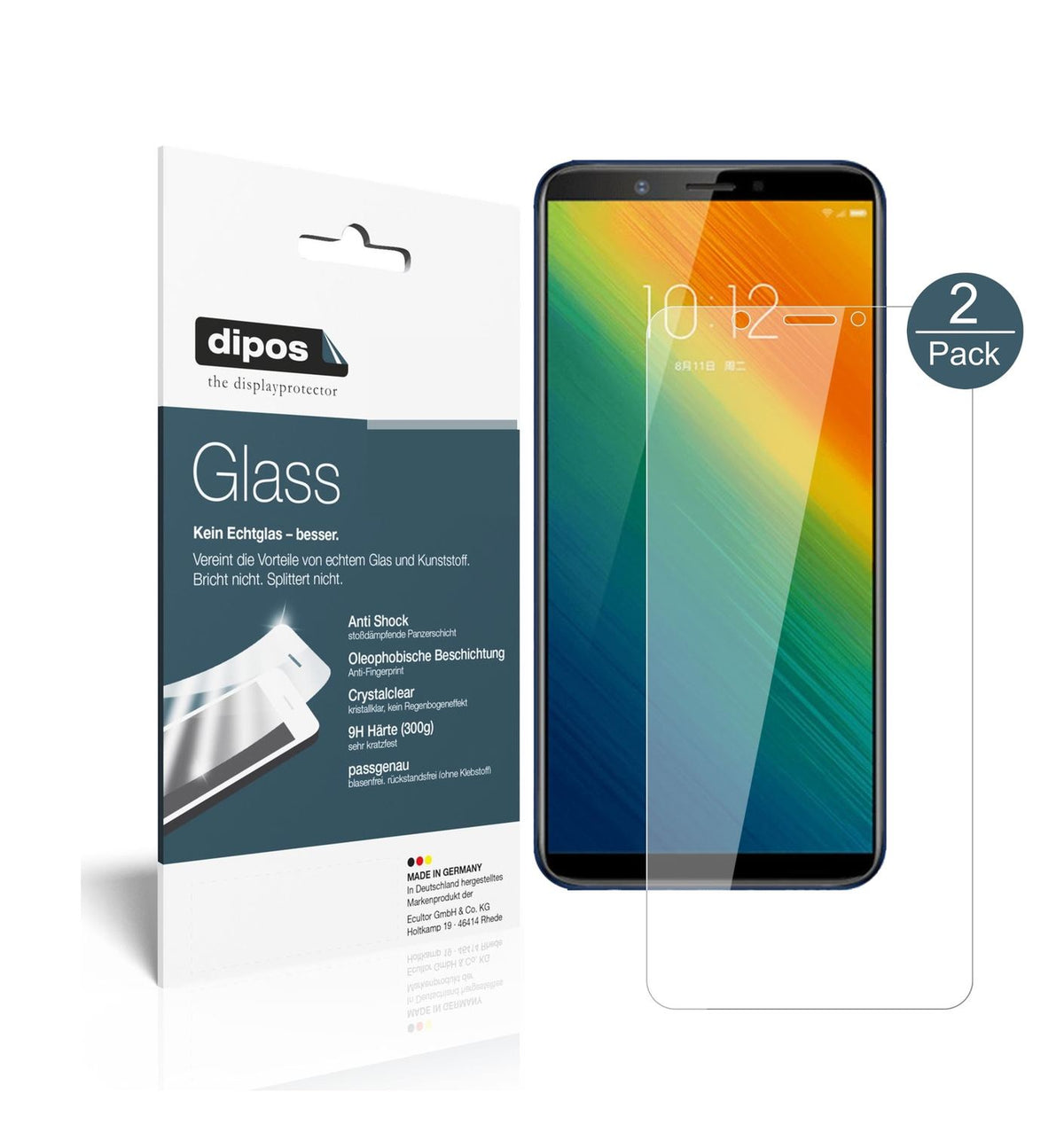 Perfekte Passform und ultimative Qualität: Unser 9H Panzerglas bietet Schutz für Lenovo-K5 Note 2018