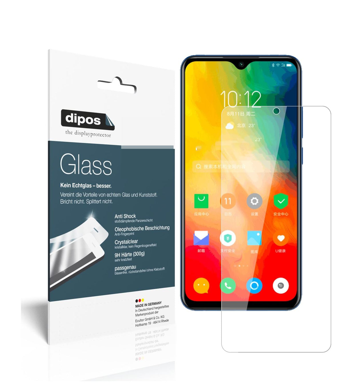 Perfekte Passform und ultimative Qualität: Unser 9H Panzerglas bietet Schutz für Lenovo-K6 Enjoy