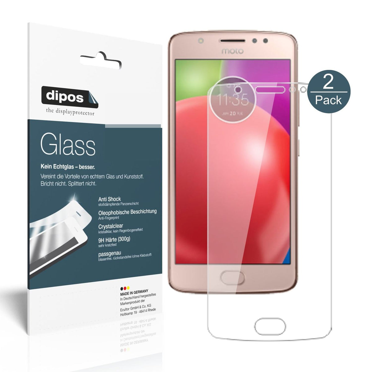 Perfekte Passform und ultimative Qualität: Unser 9H Panzerglas bietet Schutz für Lenovo-Moto E4