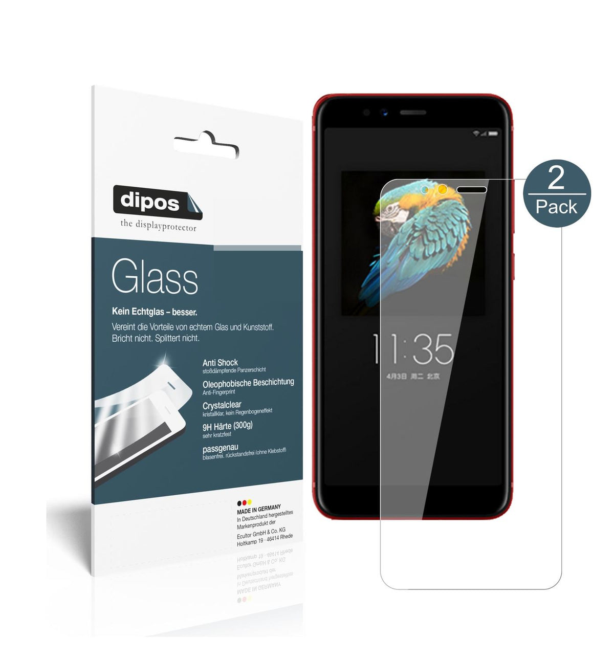 Perfekte Passform und ultimative Qualität: Unser 9H Panzerglas bietet Schutz für Lenovo-S5 (2018)