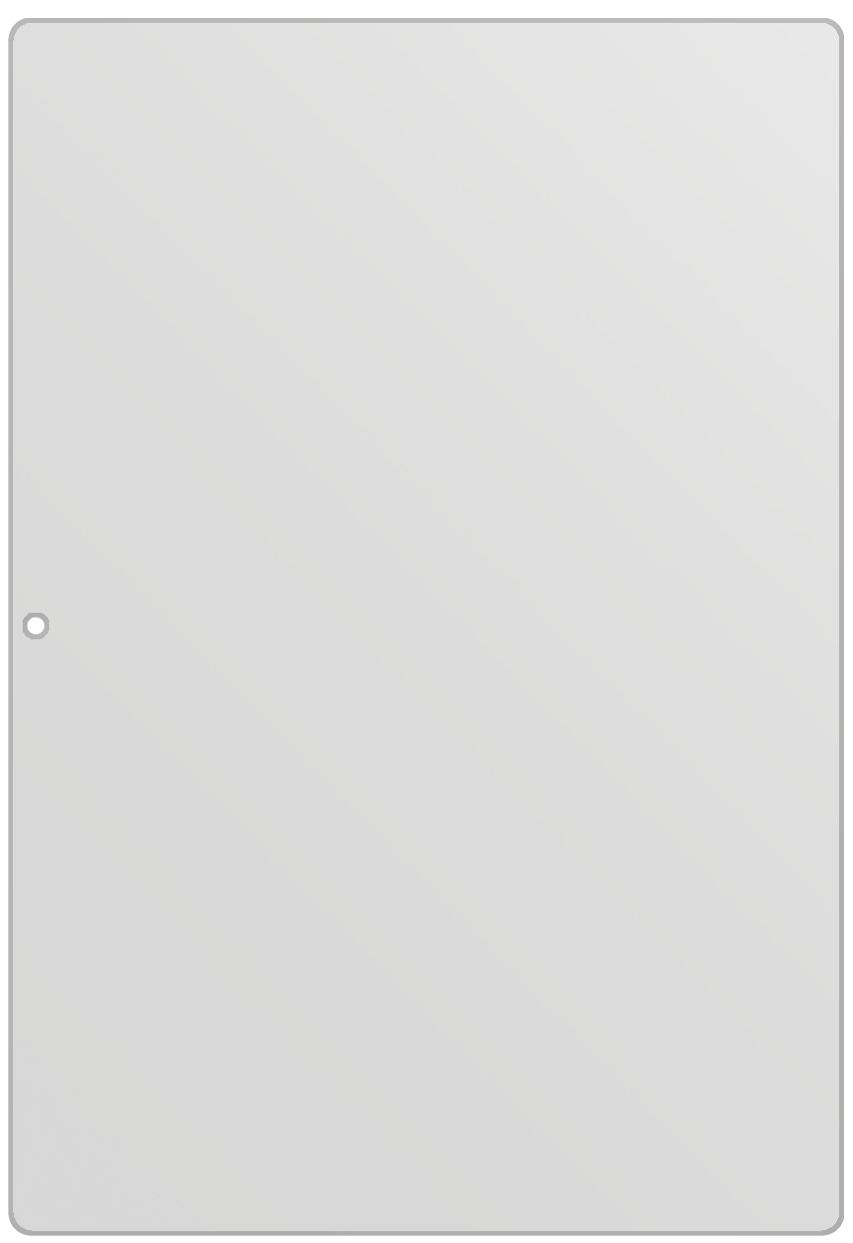 dipos Displayschutz für Lenovo Tab M10, mattierte Oberfläche, geringe Dicke und perfekte Passform