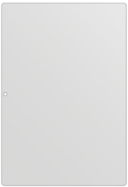 dipos Displayschutz für Lenovo Tab M10, mattierte Oberfläche, geringe Dicke und perfekte Passform