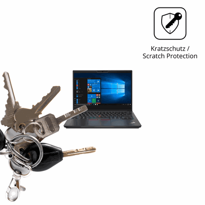 Schutz gegen Kratzer auf dem Lenovo ThinkPad E14 Gen 1 Glas durch Schlüssel oder Ähnliches