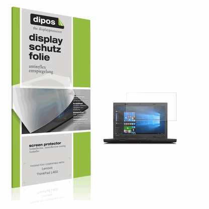 Matte Displayschutzfolie von dipos passend für Lenovo ThinkPad L460, präziser Zuschnitt und blasenfrei montiert