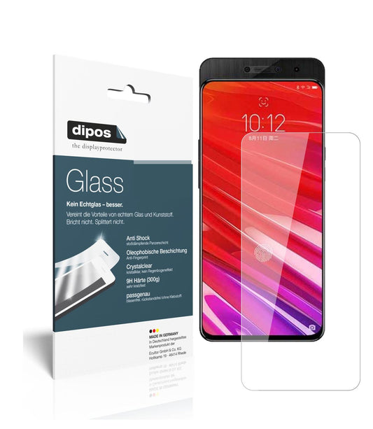 Klare Displayschutzfolie von dipos passend für Lenovo Z5 Pro, 9H kratzfest und blasenfrei montiert