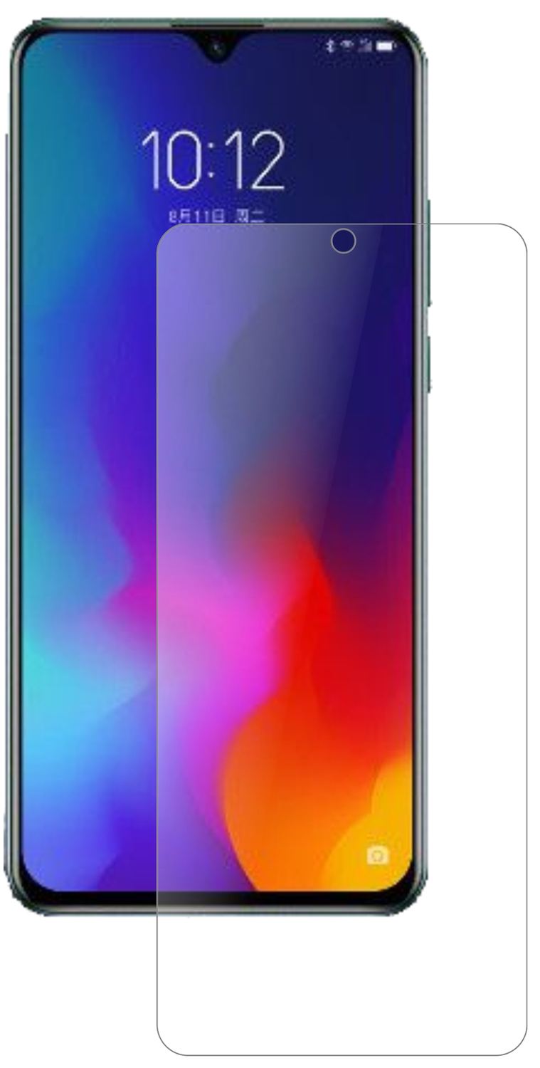 LenovoZ6 Youth Edition mit aufgebrachter dipos Panzerfolie, die lästige Fingerabdrücke minimiert
