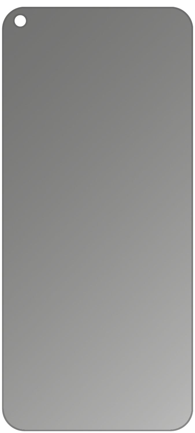 dipos Displayschutz für LG Q61, mattierte Oberfläche, Blickschutzfilter und perfekter Passform