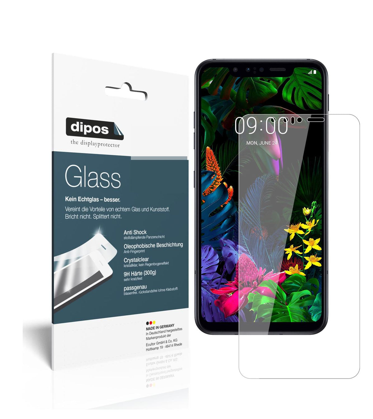 Perfekte Passform und ultimative Qualität: Unser 9H Panzerglas bietet Schutz für LG-G8s ThinQ
