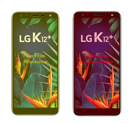3x 3D Full Cover Schutzfolie für LG K12 Plus