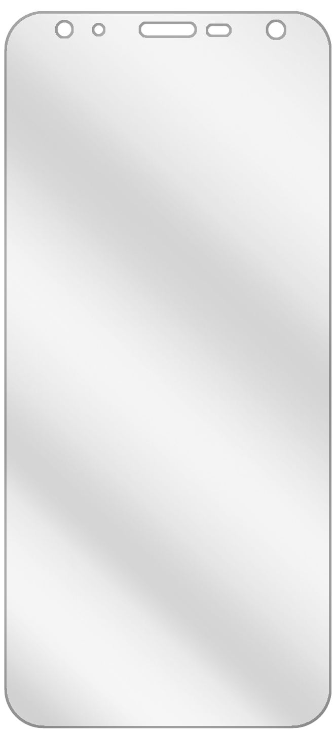 dipos Displayschutz für LG K40S, transparente Oberfläche, geringe Dicke und perfekte Passform